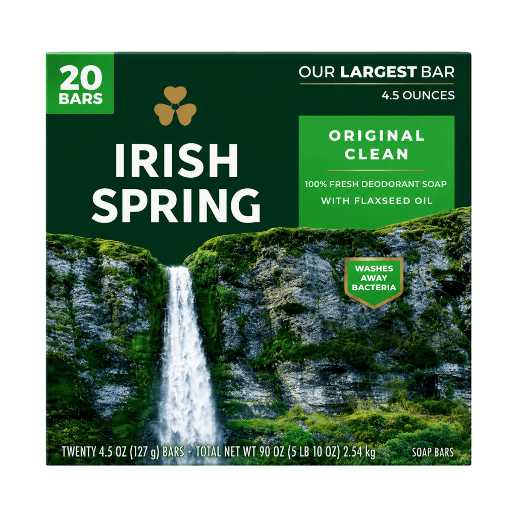 Irish Spring Bar Soap 4.5 oz 20-count buy online USA - 1